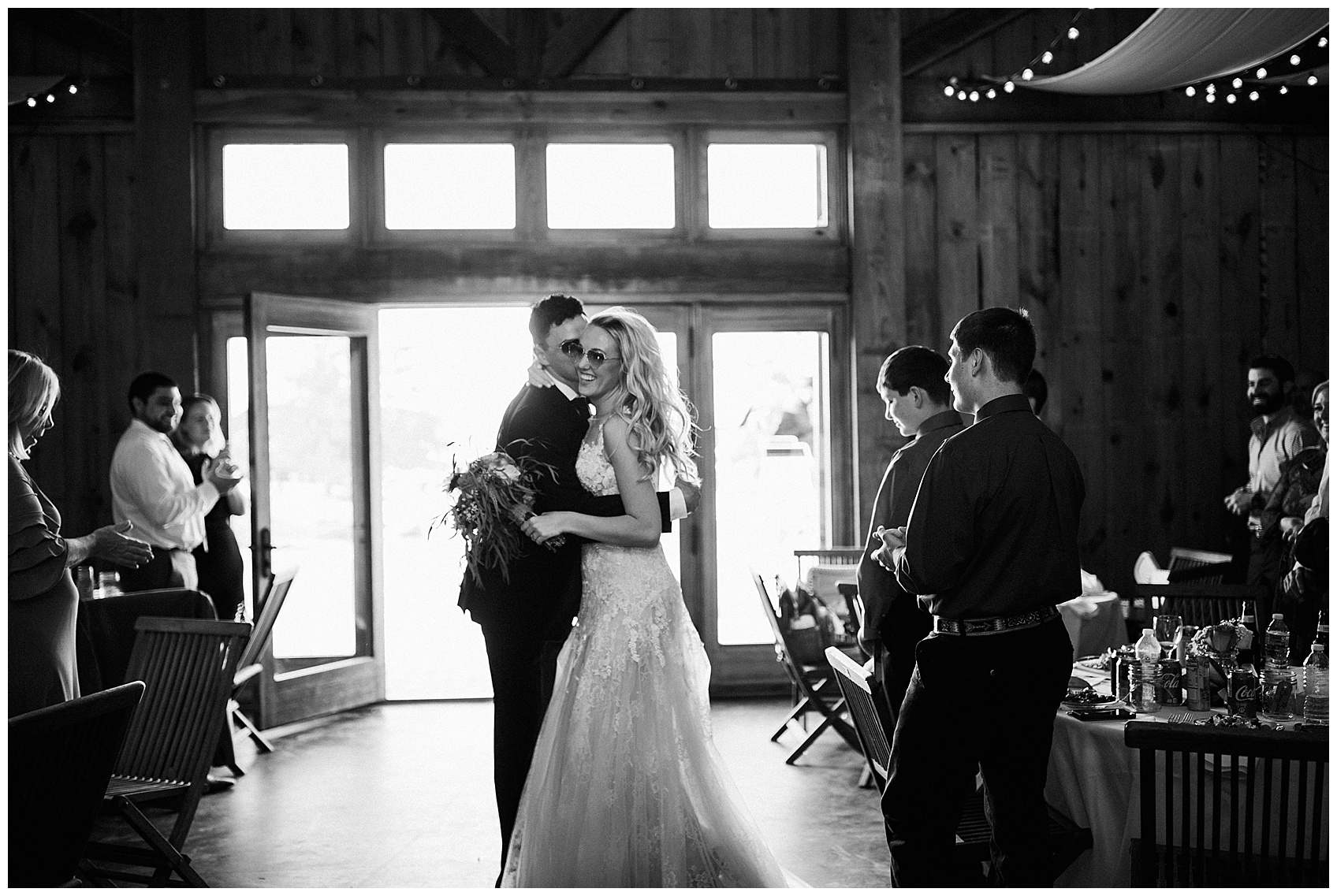wedding pictures pine knoll farms applying