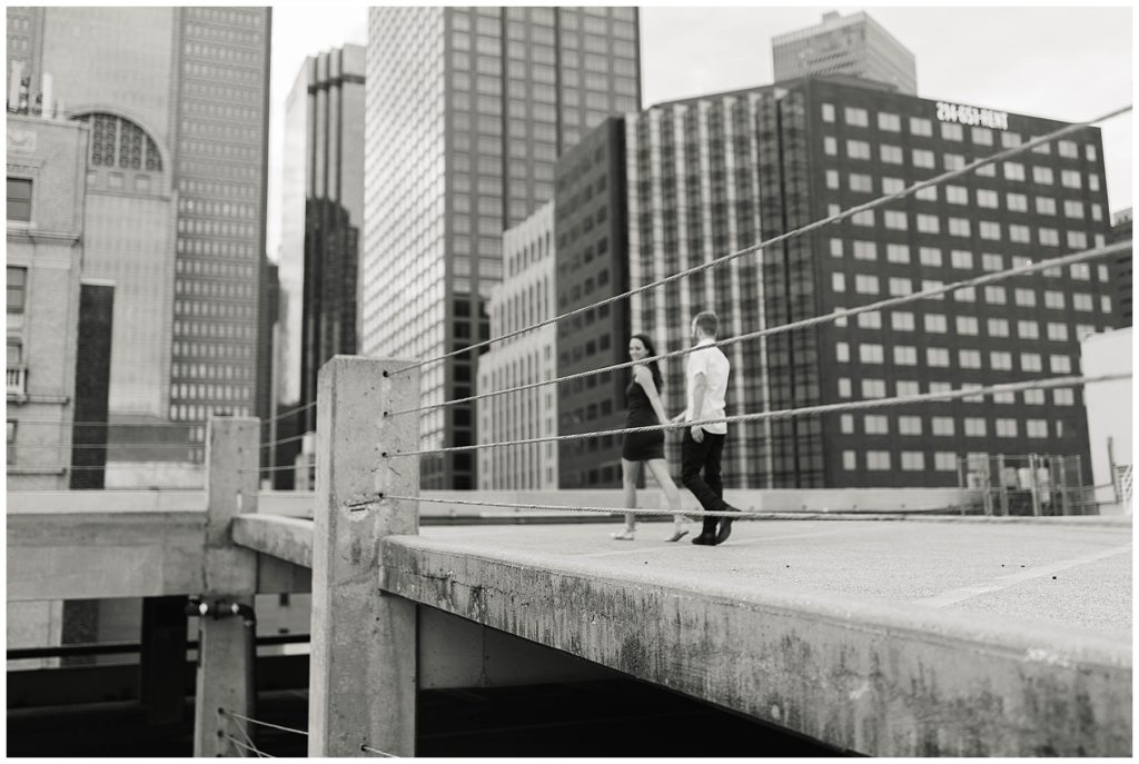 Downtown Dallas Engagement Photos