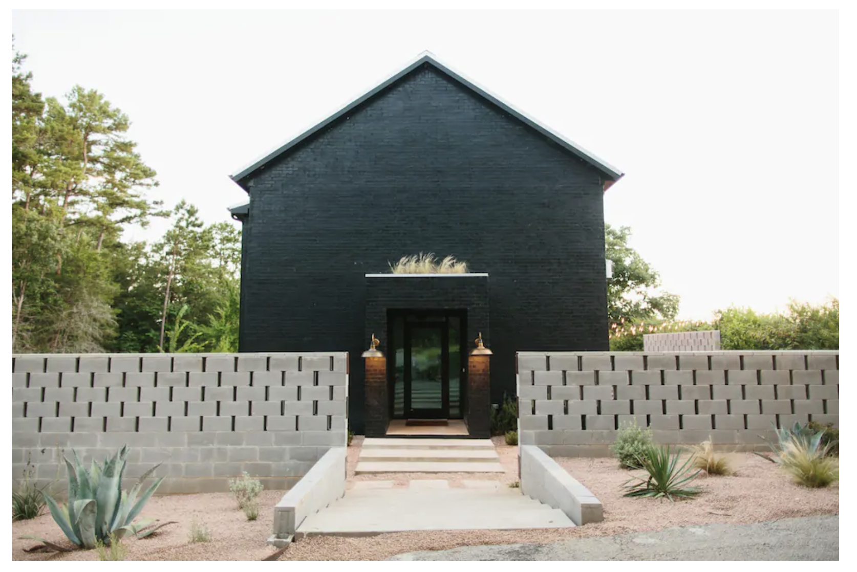 Black Modern House in Texas