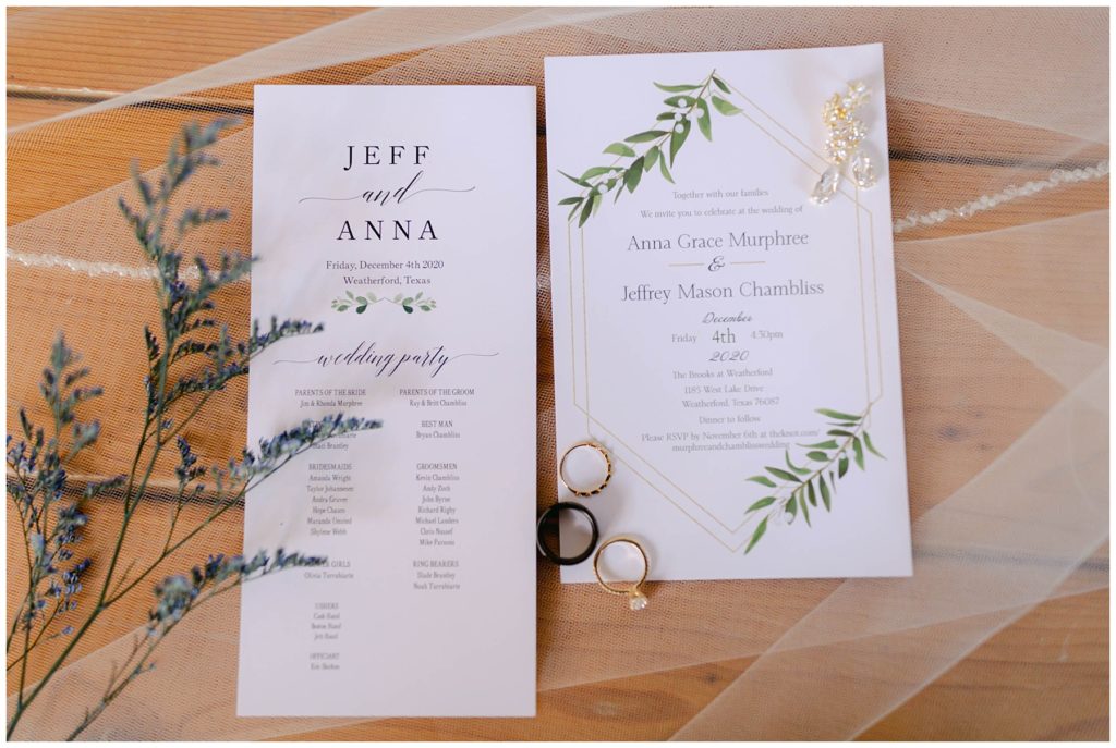 white wedding invitations