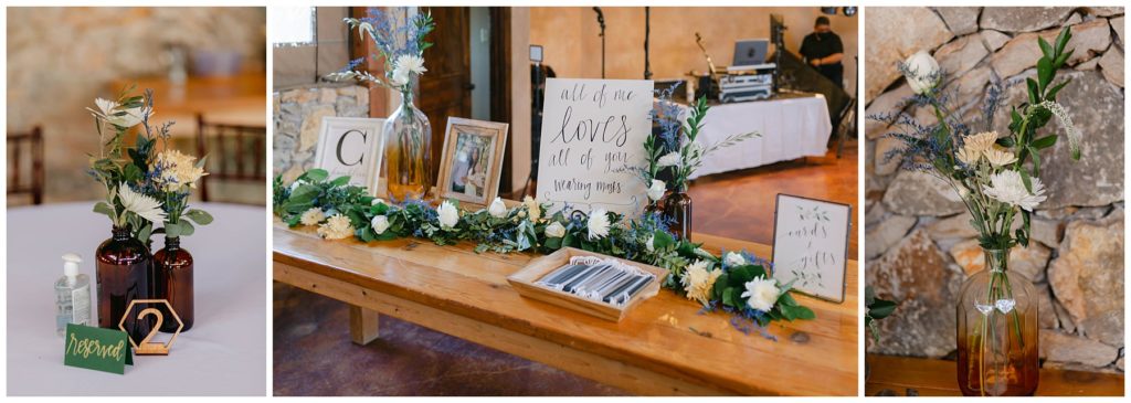 wedding welcome table