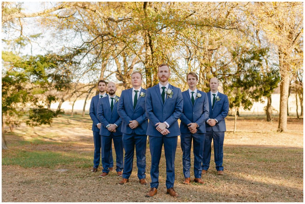 groom and groomsmen