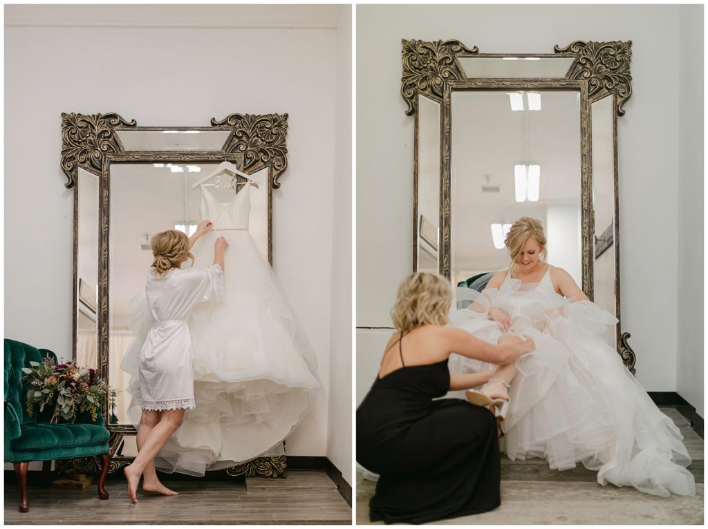 bride getting ready 