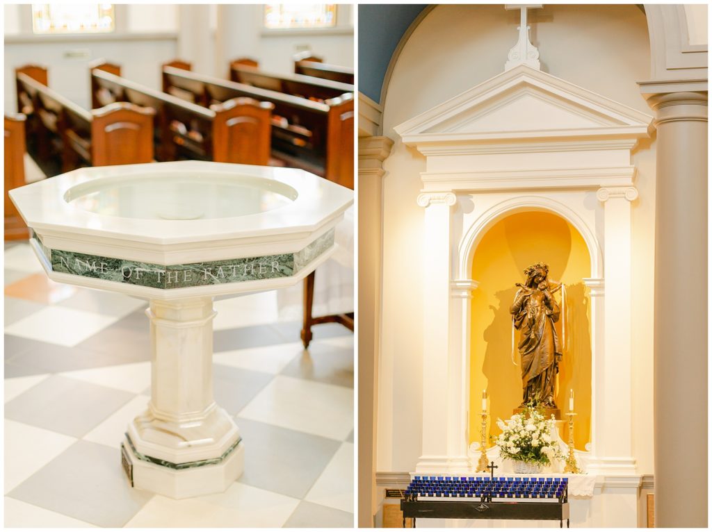 South Carolina catholic wedding