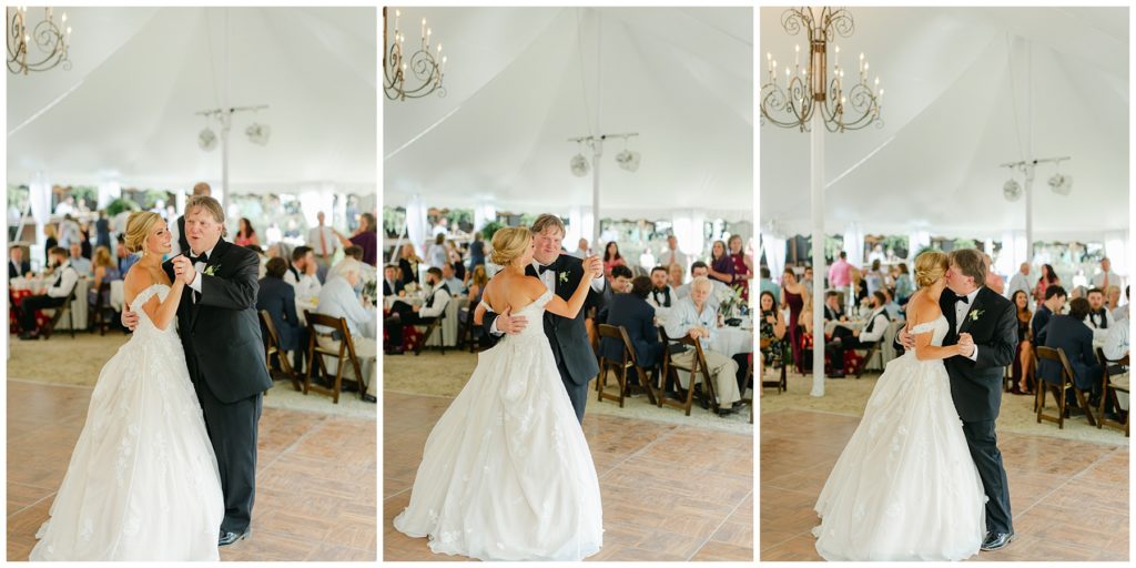 bride dancing with father